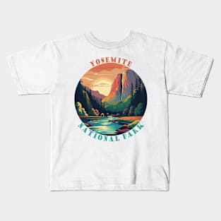 Yosemite National Park Kids T-Shirt